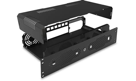 2u metal chassis|2u short depth chassis.